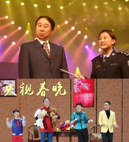 相声演员冯巩亮相独占鳌头携手洪荒少女带来精彩表演