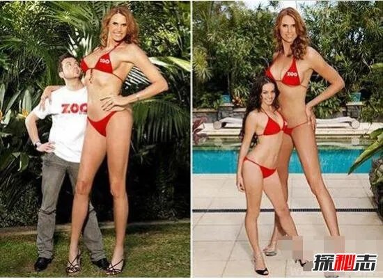 世界最高的女模特，伊芙亚马逊(身高2.5米/爱上60岁老头)