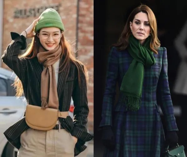 围巾的各种围法