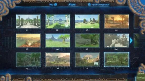 《塞尔达传说荒野之息》全回忆地点位置