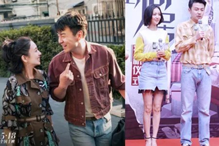 雷佳音非遗守护人 与佟丽娅互动宣传新剧