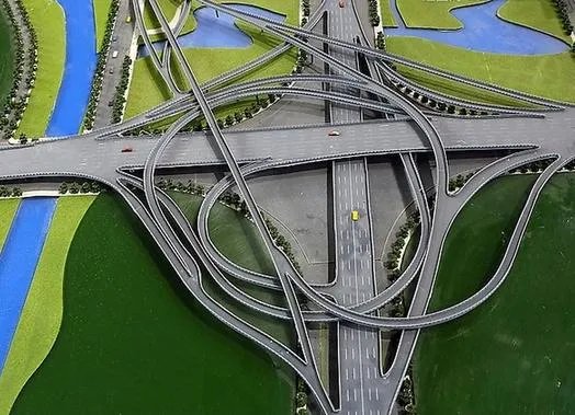 各种立交桥走法示意图：立交桥种类全解析（图）