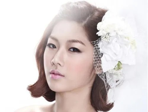 短发结婚造型图片 六款短发发型让你成为婚礼的焦点