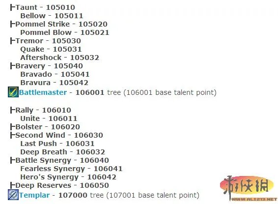 《龙腾世纪2》 控制台详细技能代码 可用于控制台秘籍和将来的TOOLSET编辑使用