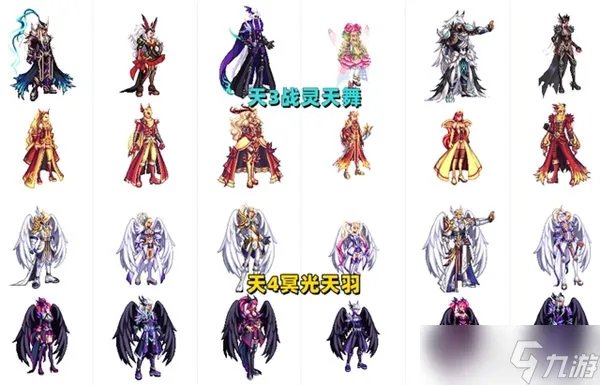 《dnf》天空套大全1到15外观一览