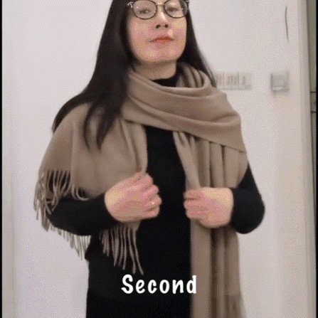 围巾的各种围法