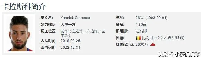 大连一方会把卡拉斯科转会给西班牙人队吗,为什么?