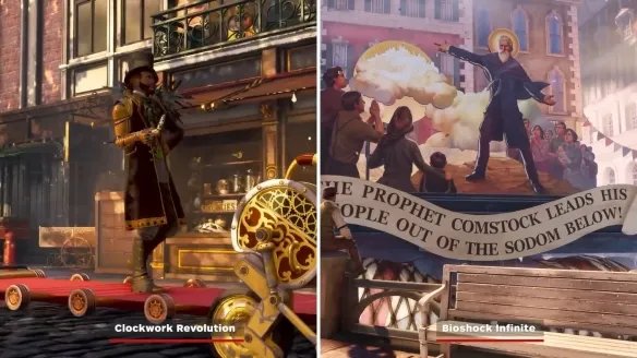 IGN分享《发条革命》和《生化奇兵：无限》视频对比
