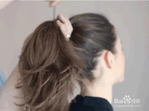 欧美复古包包头扎法