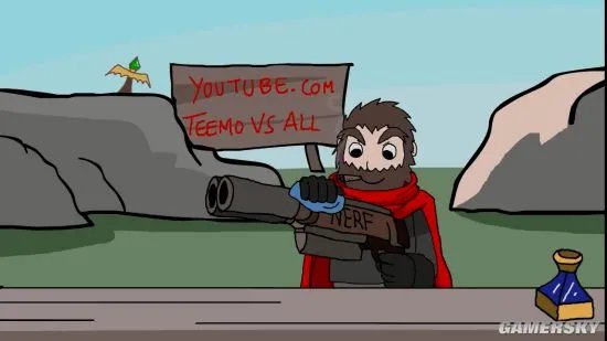 《英雄联盟（LOL）》18+动画：S6男枪太强 一枪轰趴一座城池