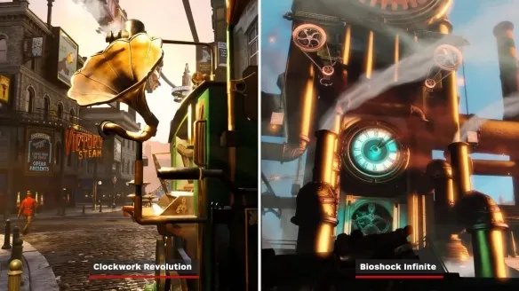 IGN分享《发条革命》和《生化奇兵：无限》视频对比