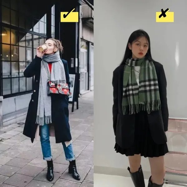 围巾的各种围法