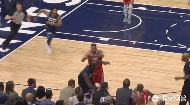 森林狼火箭比赛冲突迪昂为什么要推倒保罗？