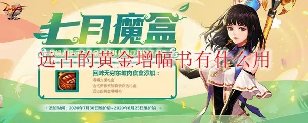 远古的黄金增幅书有什么用