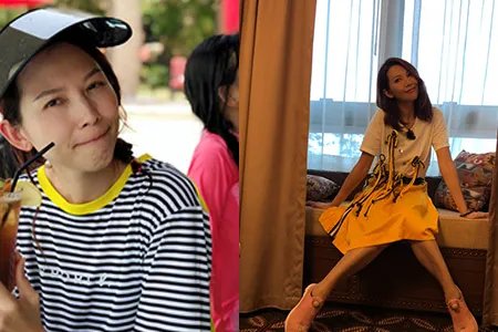 蔡少芬晒亲吻照大秀恩爱 微博秀自拍素颜很美