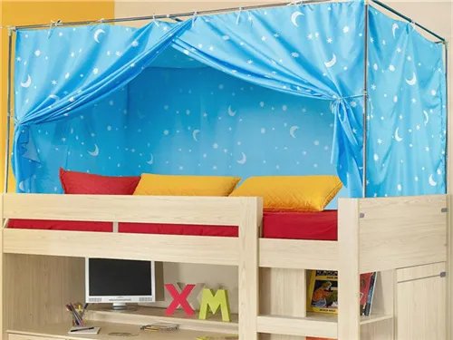 宿舍床帘怎么安装