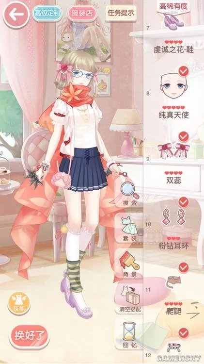 《奇迹暖暖》11-1少女级攻略