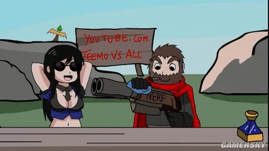 《英雄联盟（LOL）》18+动画：S6男枪太强 一枪轰趴一座城池