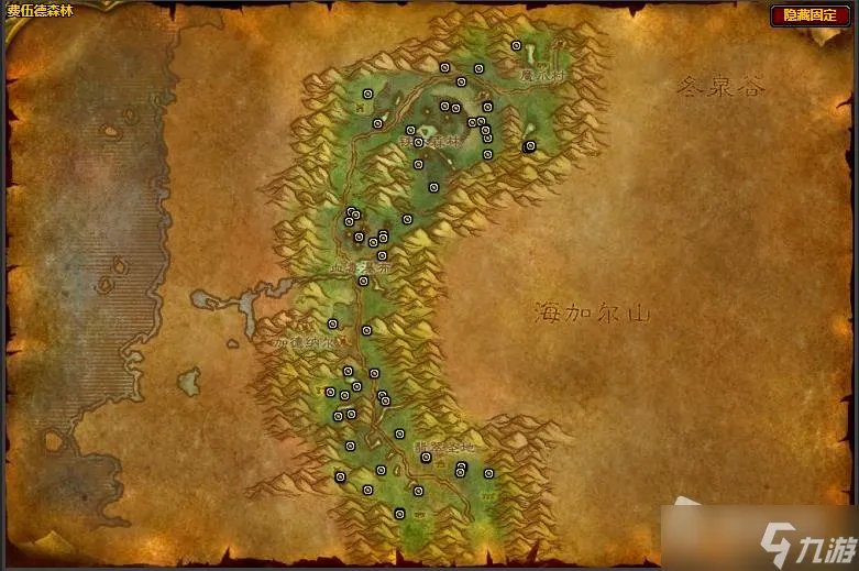 《魔兽世界》怀旧服WLK哀伤苔位置介绍