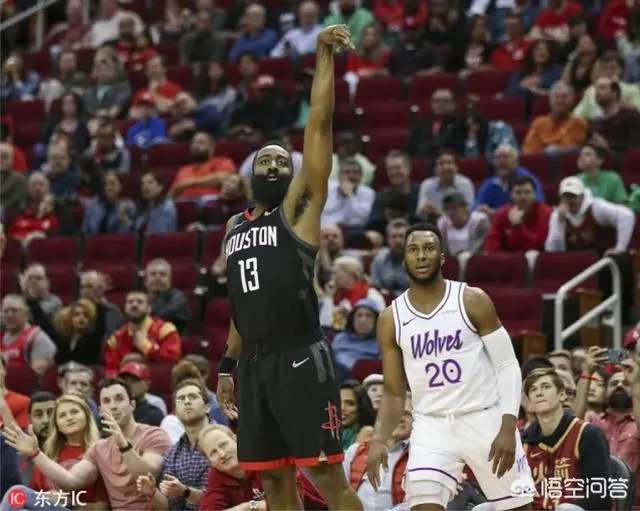 火箭胜森林狼比赛，看台出现两位神秘来宾，甚至能进场与哈登合影，他们是什么来历？