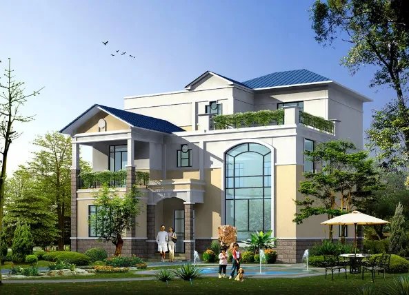 villa 跟town house的区别？