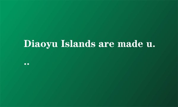 Diaoyu Islands are made up of a group of islands, ________ China since ancient times.    A. belongs to         B. belonged to                 C. are belonged to   D. belonging to