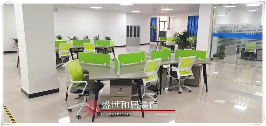 合肥智能科技公司简约风格办公室装修实景