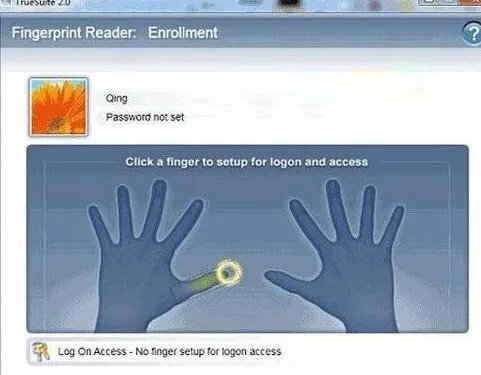 联想怎么开启指纹识别