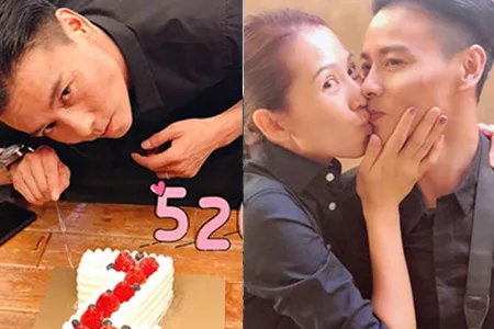 蔡少芬晒亲吻照大秀恩爱 微博秀自拍素颜很美