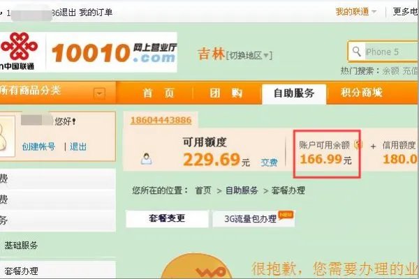 怎样在中国联通网上营业厅话费余额查询？
