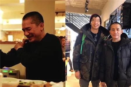 偶遇梁朝伟刘嘉玲 微博晒滑雪视频超有范