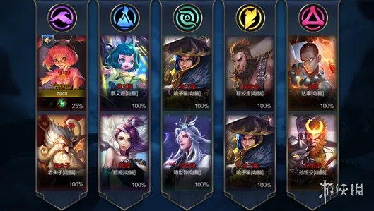 玩家一共分成几个阵容分成几种不同的颜色 五军前瞻答案