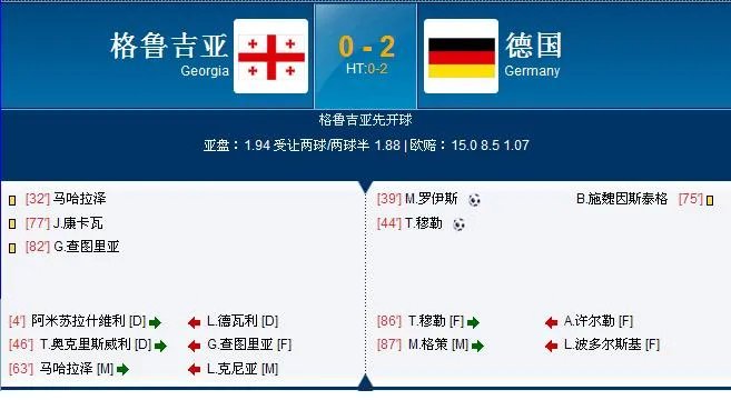 2016年欧洲杯预选赛德国VS格鲁吉亚的主力球员资料？
