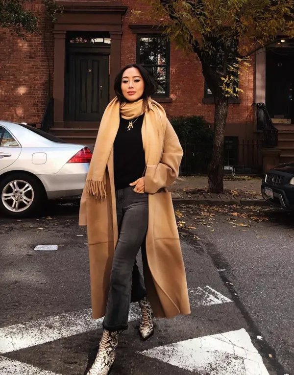 围巾的各种围法