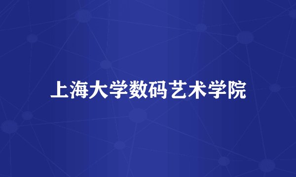 上海大学数码艺术学院