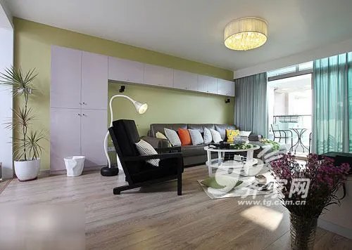 闲适美好家园 140平清新现代三房两厅