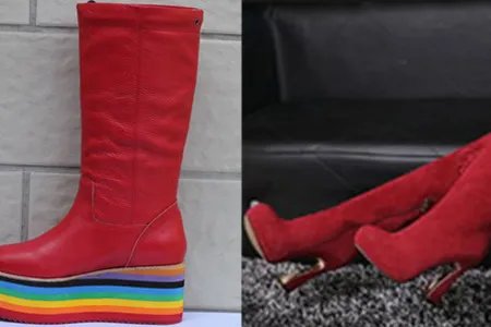 真皮的高跟高筒靴几大穿搭雷区千万不要碰