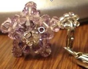 怎样制作串珠幸运星手机挂件