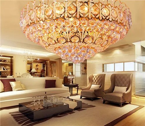 客厅灯用水晶灯好不好  客厅水晶灯风水禁忌有哪些