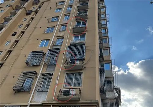 高层外墙允许挂空调吗