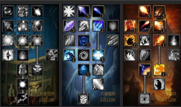 怀旧服法师升级天赋加点