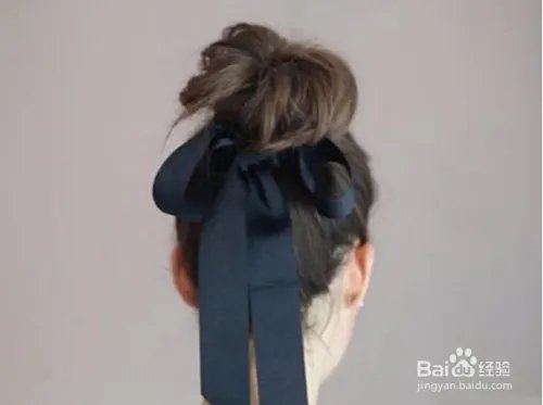 欧美复古包包头扎法