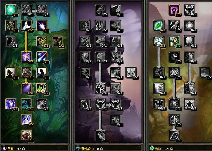 《魔兽世界》tbc德鲁伊天赋怎么加点