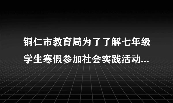 铜仁市教育局为了了解七年级学生寒假参加社会实践活动的天数，随机抽查本市部分七年级学生寒假参加社会实践活动的天数，并用得到的数据绘制了下面两幅不完整的统计图（如图)。请你根据图中提供的信息，回答下列问题：$\left(1\right)a=$＿＿＿$\%$，并写出该扇形所对圆心角的度数为＿＿＿；补全条形图；（2）在这次抽样调查中，一共调查了多少名学生？（3）如果该市有七年级学生$20000$人，请你估计“活动时间不少于$5$天”的大约有多少人？