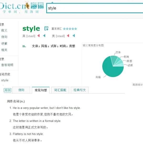 她的风格应该是style of she 还是style of her