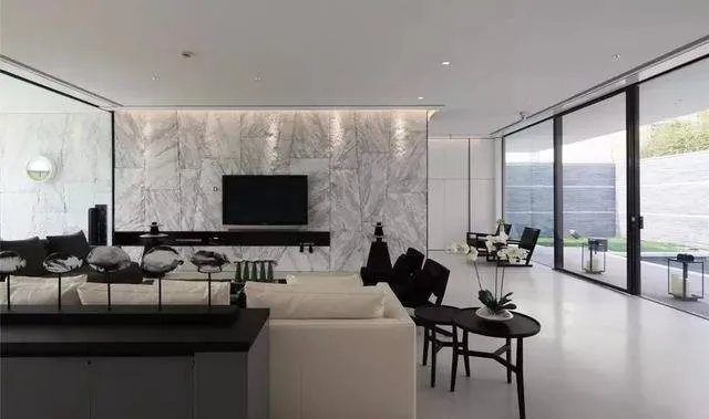 只有极简风才能hold住的豪品别墅,既美又有品!