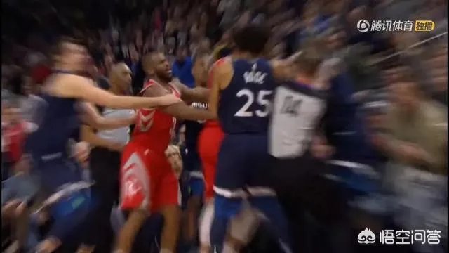 森林狼火箭比赛冲突迪昂为什么要推倒保罗？
