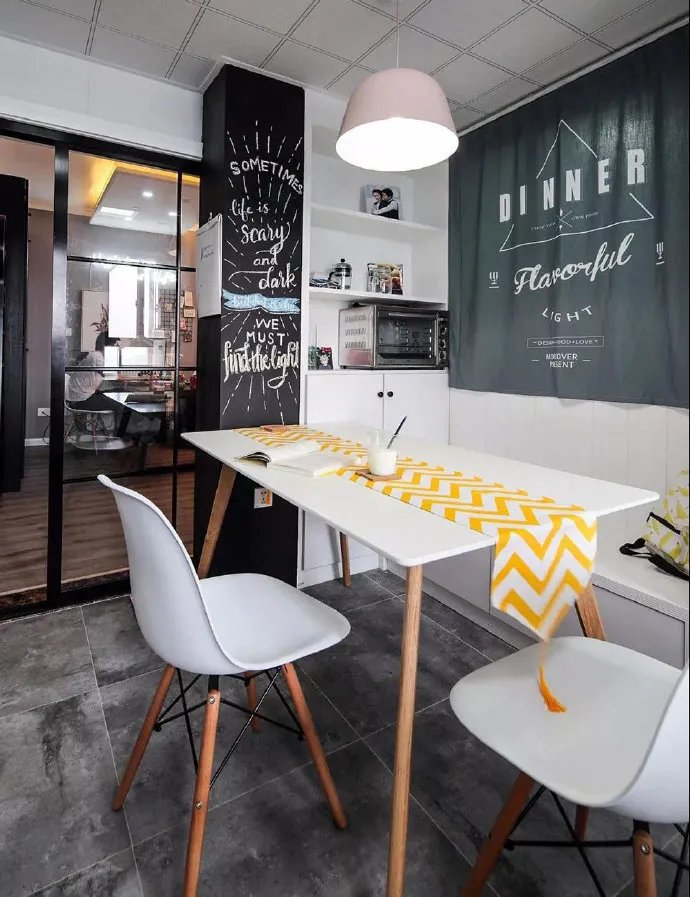 103㎡简约风格三居室装修，用大白墙也能装出好看的新家