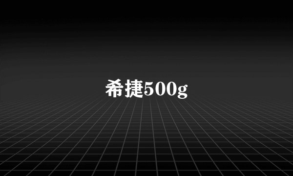 希捷500g