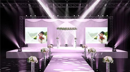 婚庆t台布置图片 如何布置婚礼t台
